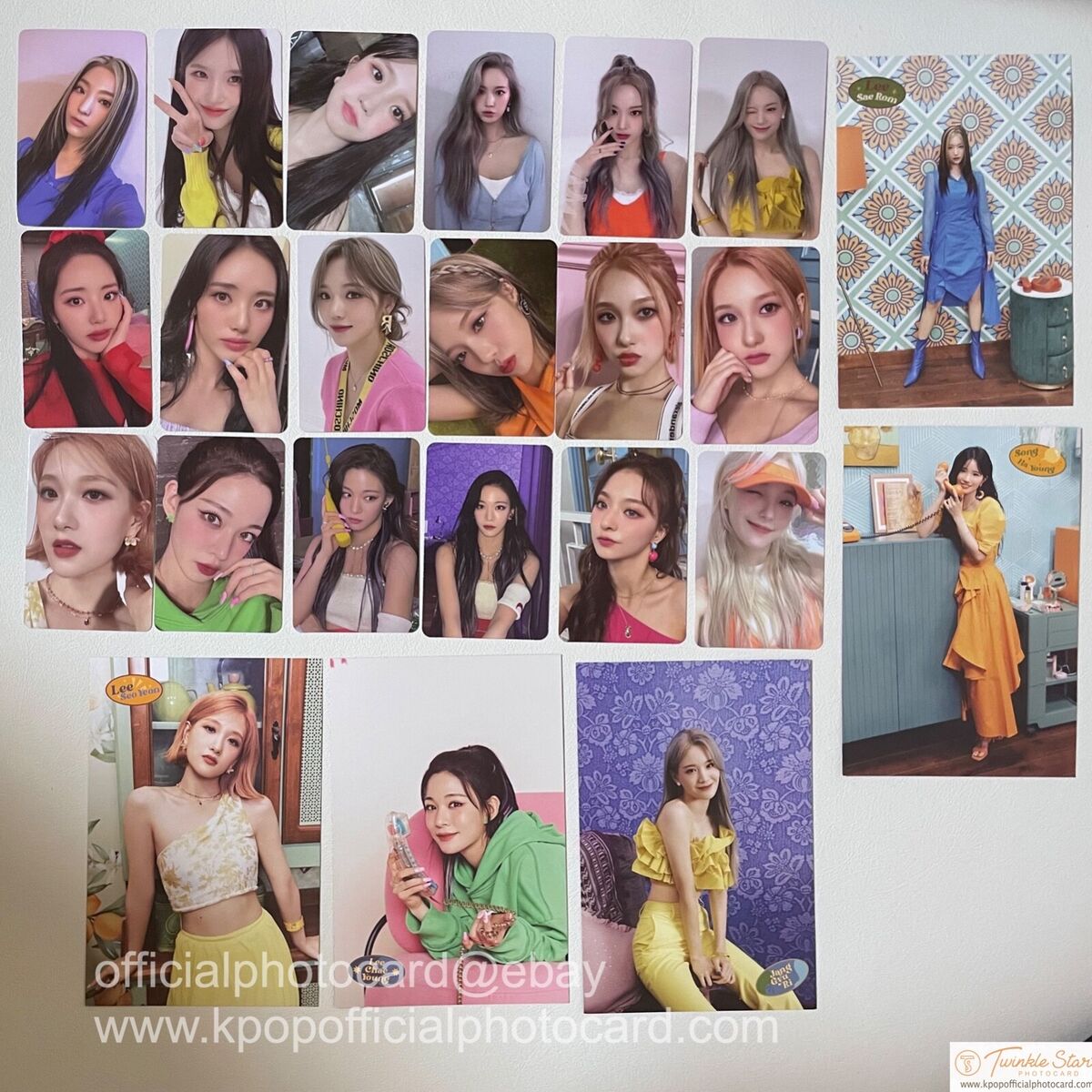 FROMIS_9 - Álbum TALK & TALK Hayoung Jiheon Postal TARJETA FROMIS_9 - Álbum TALK & TALK Hayoung Jiheon Postal TARJETA