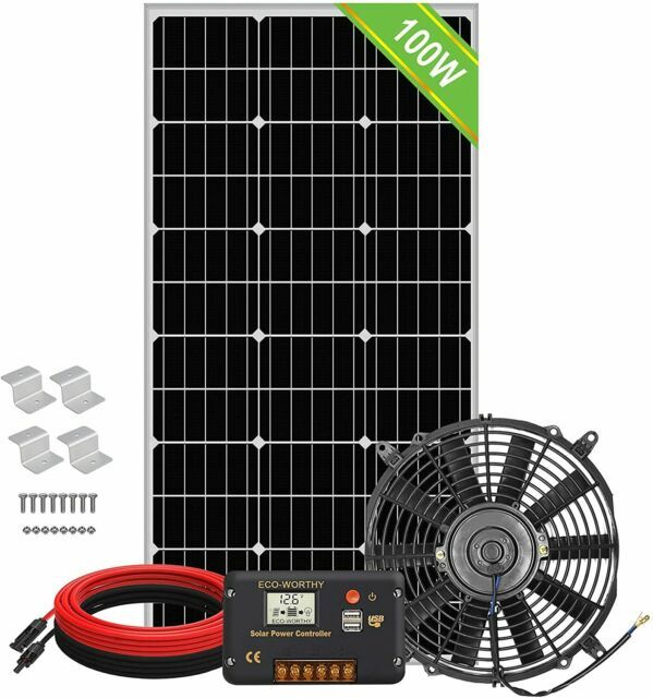 ECO-WORTHY Solar Powered Attic Fan Solar Venting Stainless Steel Solar roof fan Vent AM-SV-1 ECO-WORTHY Solar Powered Attic Fan Solar Venting Stainless Steel Solar roof fan Vent AM-SV-1
