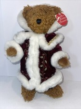 Dan Dee 15" Christmas Teddy Bear Plush with Santa Robe
