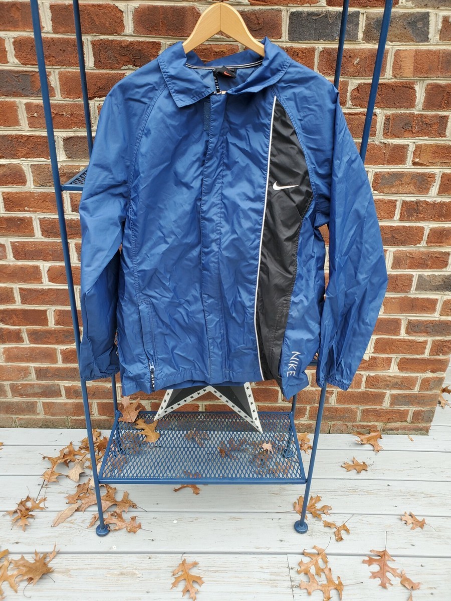 Vintage 90s Nike Swoosh Logo Vertical Nike Nylon Windbreaker