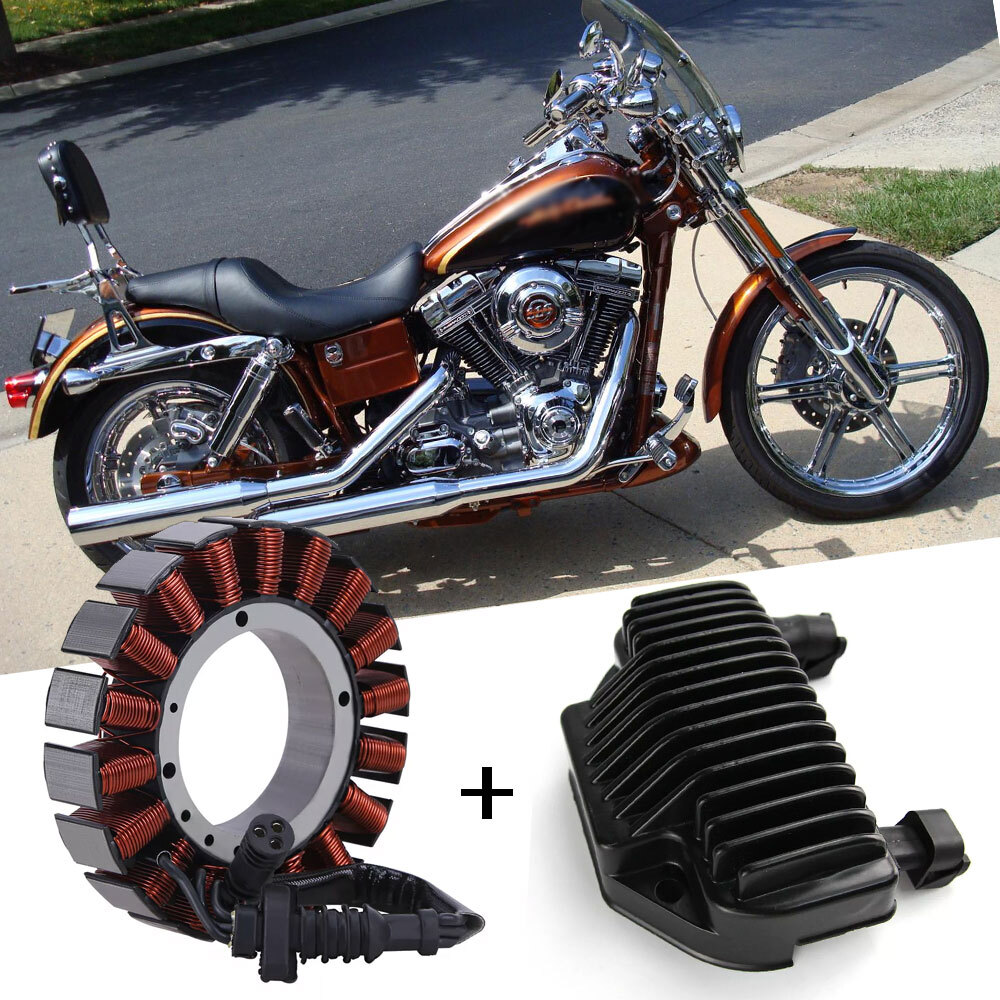 Stator & Regulator Rectifier for Harley Dyna 2008-16 Replaces
