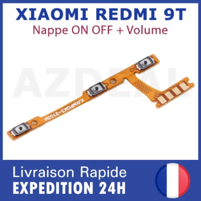 XIAOMI REDMI 9T nappe bouton allumage ON/OFF power touche laterale volume cable