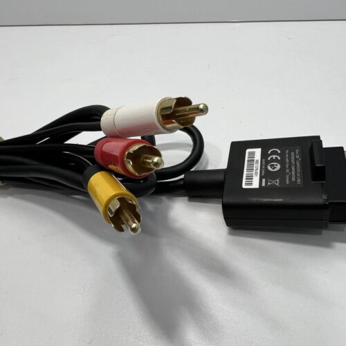 Genuine Official Microsoft XBOX 360 S Slim Composite AV Audio Video Cable OEM - Picture 4 of 5