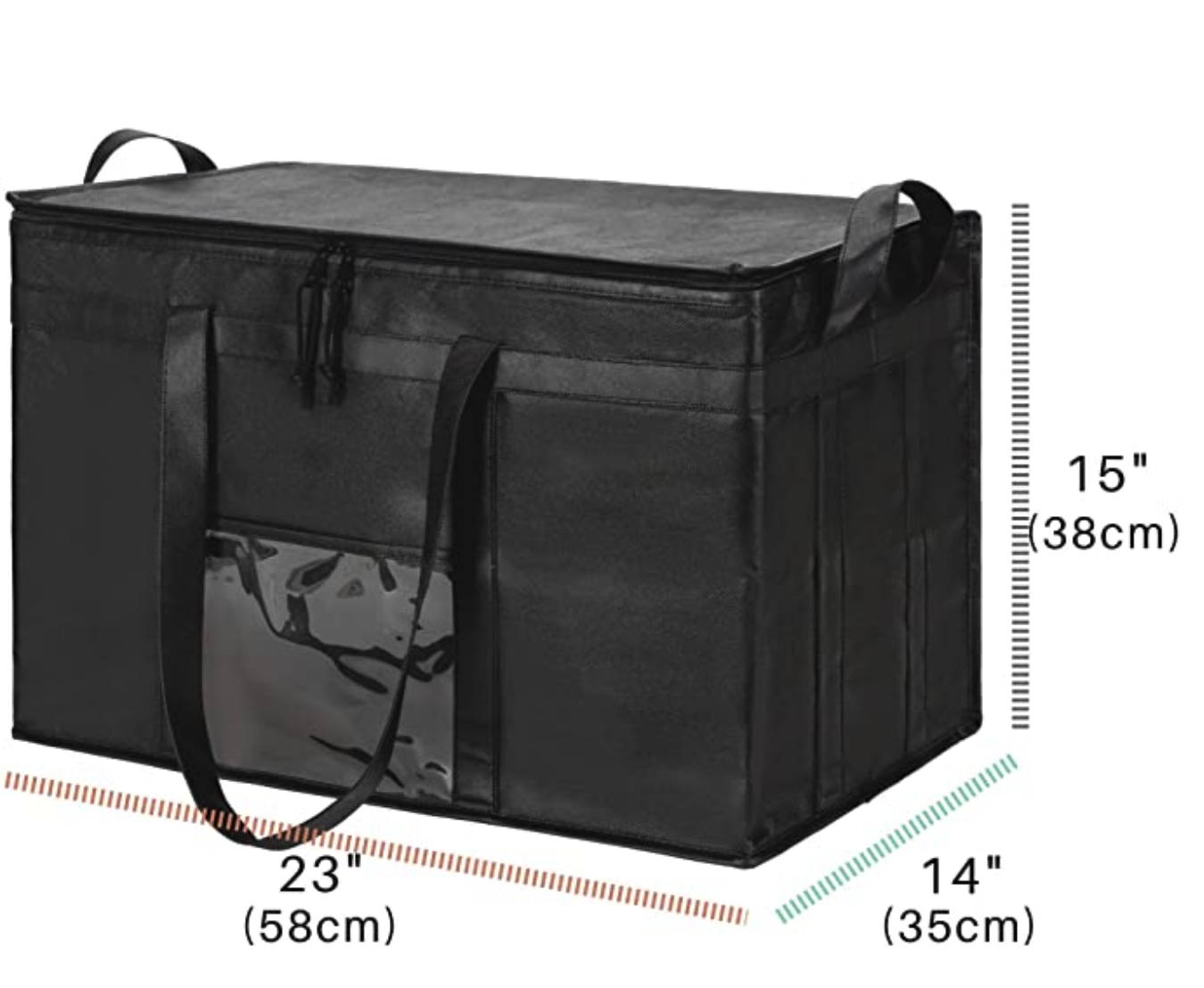 Insulated Food Bag XXXL, Thermal Food Storage Delivery Bag Uber Menulog