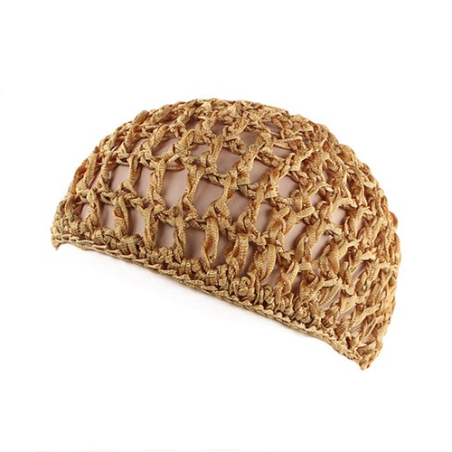 Mesh Hair Net Crochet Cap Fishnet Hairnet Hair net Snood Sleeping Night Cover - Picture 25 of 28