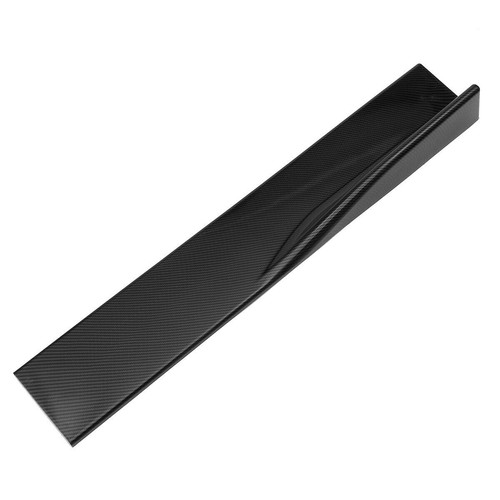 Fits 15-20 Dodge Charger RT SRT SXT Side Skirts Rocker Panels Carbon Fiber Look - Picture 13 of 23