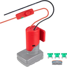 Milwaukee M12 Battery Adapter with Fuse & Switch - All-in-One Converter Kit