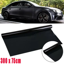 Tönungsfolie Scheibenfolie Sonnenschutzfolie 75x300cm Ultra Schwarz mit ABG