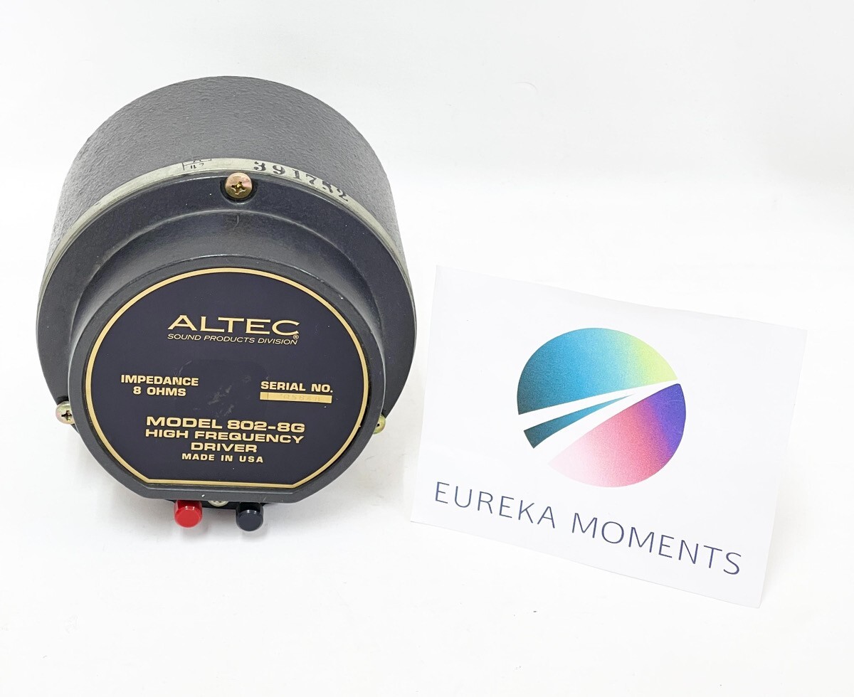 ALTEC HF DRIVER 802－8G For the love of Altec: The