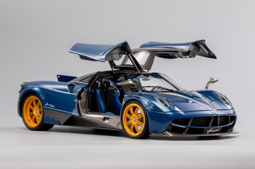 1:12 MODEL KengFai FOR Pagani For Huayra Blue Carbon Fiber LTD toys - Picture 2 of 12