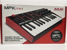 Akai Mpk Mini Mk3 Compact Keyboard 25-key Pad Controller, Mint Condition!