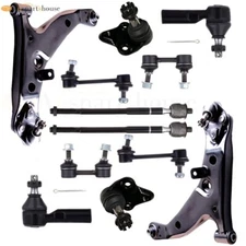 12x Fits 96-02 Toyota Corolla Front Lower Control Arm Ball Joint Tie Rod Kit