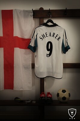 Newcastle United Away Shirt 1999/00 SHEARER #9 (XL) | eBay