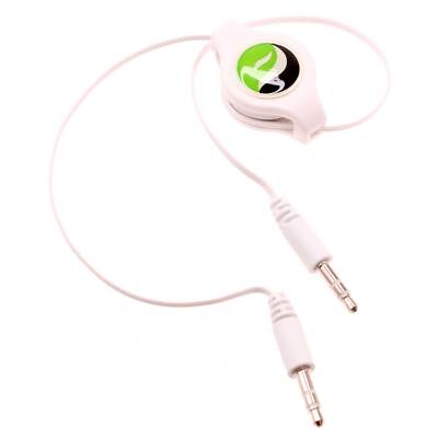 Aux Cable Retractable 3.5mm Adapter Car Stereo Aux-in Audio for Cell Phones
