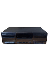 Kenwood CT-201 Stereo Double Cassette Deck Player Recorder Black