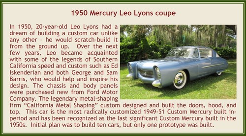 1950 Mercury Leo Lyons coupe model in 1:43 scale by Esval Models - Picture 9 of 10