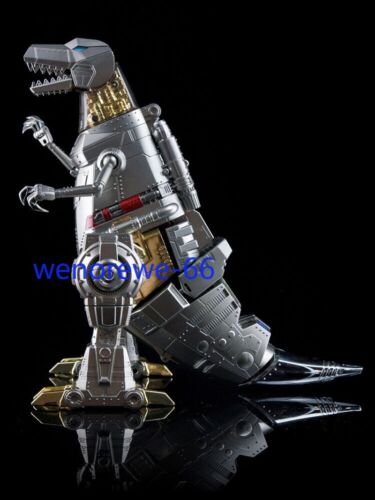 New 4th Party MP-08 MP08 Oversized King Grimlock Prime Stainless Steel Color Ver - Picture 9 of 21