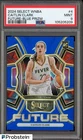 2024 Select WNBA Future Blue Prizm #4 Caitlin Clark RC Rookie 10/49 PSA 9