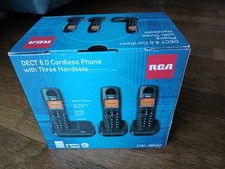 RCA DECT 6.0 Cordless Phone With Three Handsets, Factory Sealed