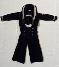 Vintage Stantogs Young Boys Wool Navy Blue Sailor Suit Read Description 