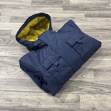 Eddie Bauer Kids Hooded Winter Jacket Navy Blue Insulated Boys Girls Size 4