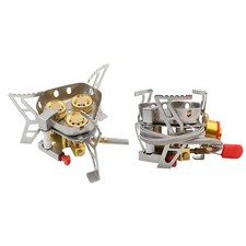 Réchaud De Camping à 3 Brûleurs 6800 W Brûleur à Gaz Haute Puissance Coupe- ]