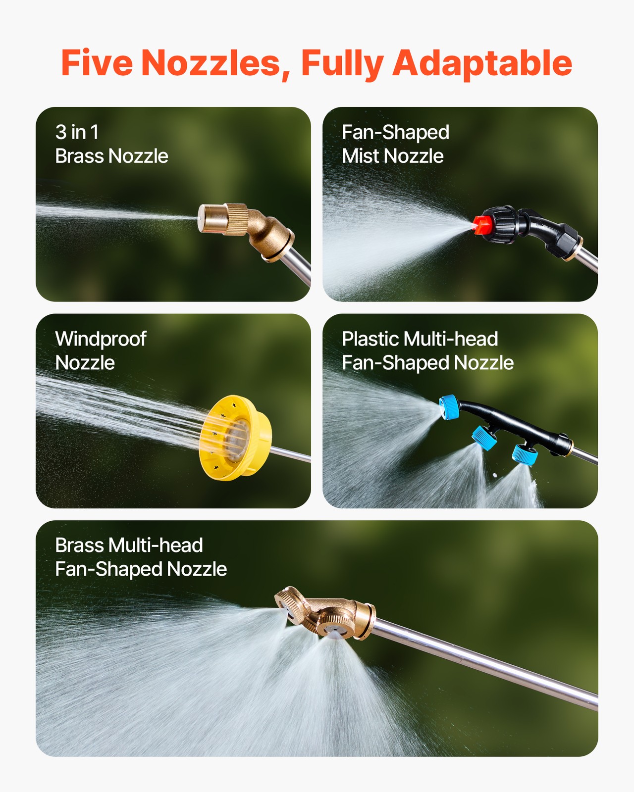 VEVOR 10 Gal Battery Powered Sprayer with Cart Wheeled 0-80 PSI Electric Weed