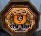 Vintage Heileman's Old Style Beer Lighted "ON TAP" Bar Sign from 1980