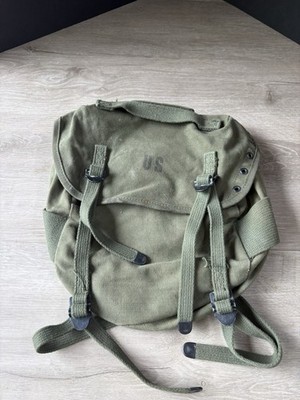 Vietnam Era US Army Field Pack Butt Pack Named OD Green ALICE Gear