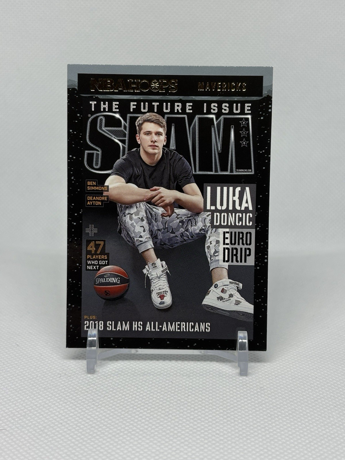 2020-21 Panini NBA Hoops Luka Doncic Slam Winter Lakers #5