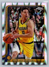 2025-26 Topps Chrome #11 T.J. McConnell RayWave Refractor
