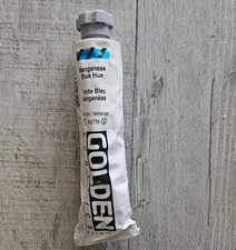 Golden Heavy Body Acrylic Artist Paint 2-Fl Oz Tube ~ Manganese Blue Hue