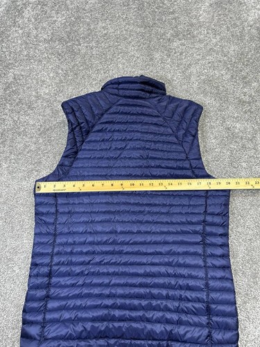 L.L.Bean Vest Mens Small Blue Downtek Insulated Full Zip Puffer - Picture 7 of 10