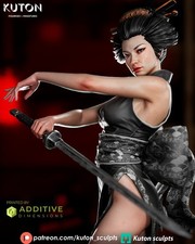 Hoshiko by Kuton FAN�ART�1:6�Statue�Resin�3D Printed�DIY�Model�Kit