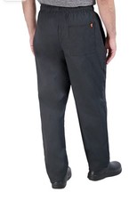 Happy Chef &zwj; Baggy Chef Pants HC10 Black Pinstripe Size XL ~ BRAND NEW!