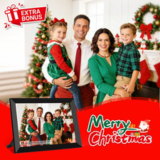 Frameo 10.1 Inch Wifi Digital Picture Frame, Smart Cloud Electronic Photo Frame