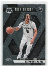 2024-25 Panini Mosaic Stephon Castle NBA Debut (RC) MINT! #267