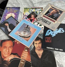 80s-00s Souvenir Concert Programs Neil Diamond, Dire Straits,Sting,Rod Stewart. 