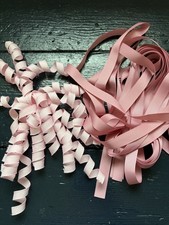 John Lewis Pink Ribbon Lengths&Curly Ribbon Statement Decoration/Haberdashery