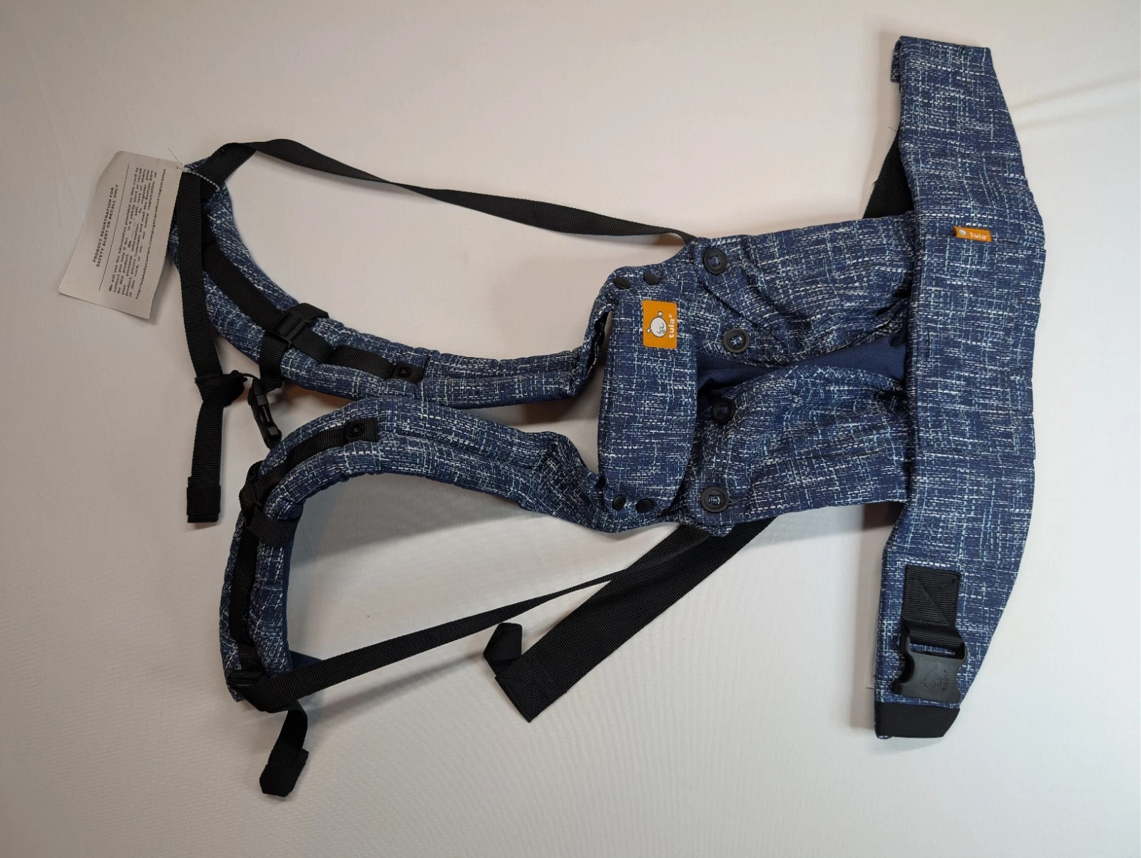 Baby Tula Explore Mesh Baby Carrier, 7-45 Lb, BLUES PRINT NWT