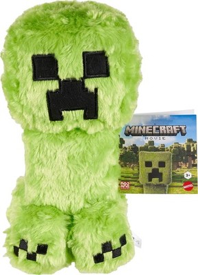 Mattel Minecraft Movie Plush Stuffed Animal - CREEPER (8 inch) - New USA SELLER