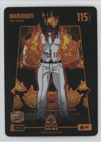 2024 Bo Jackson Battle Arena TCG Alpha Edition Battlefoil Fire Marverati #BF-123