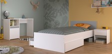 Kinderzimmer Möbel Set komplett Bett Nachttisch Schreibtisch Mädchen rosa Jungen