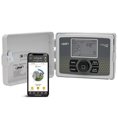 B-Hyve Smart Indoor/Outdoor Sprinkler Controller - 12-Zone - App Controlled Smar