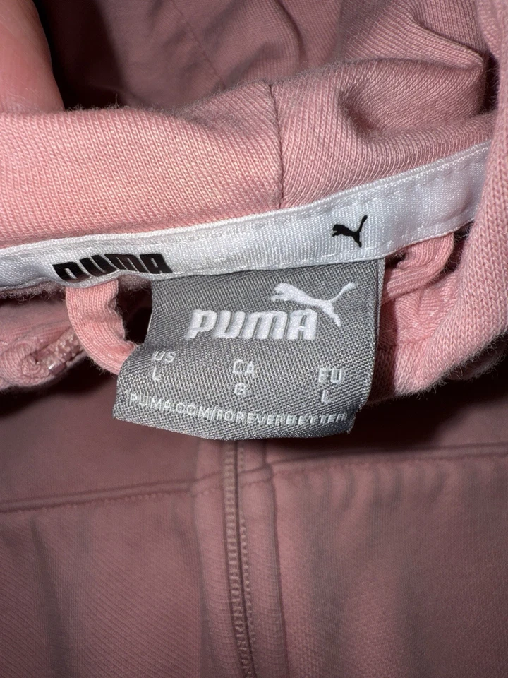 Sudadera con Capucha PUMA Juvenil Adolescente Cremallera Completa Rosa Polvo Talla L Foto 3 de 4