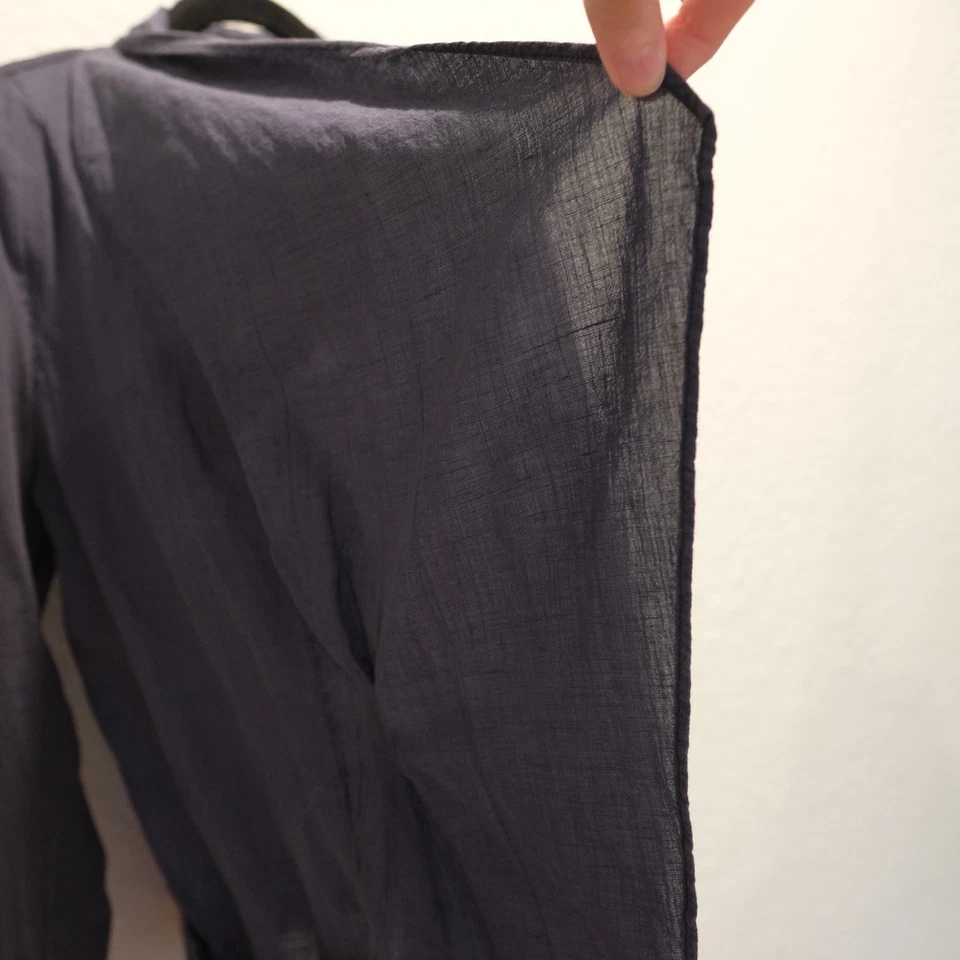 Brunello Cucinelli 海军蓝开襟开衫 M 码豪华棉混纺罕见 — 第 4/4 张图片