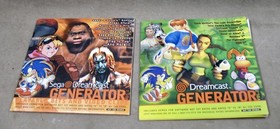 Official Sega Dreamcast Magazine Disc Lot w/Dreamcast Generator 1 & 2