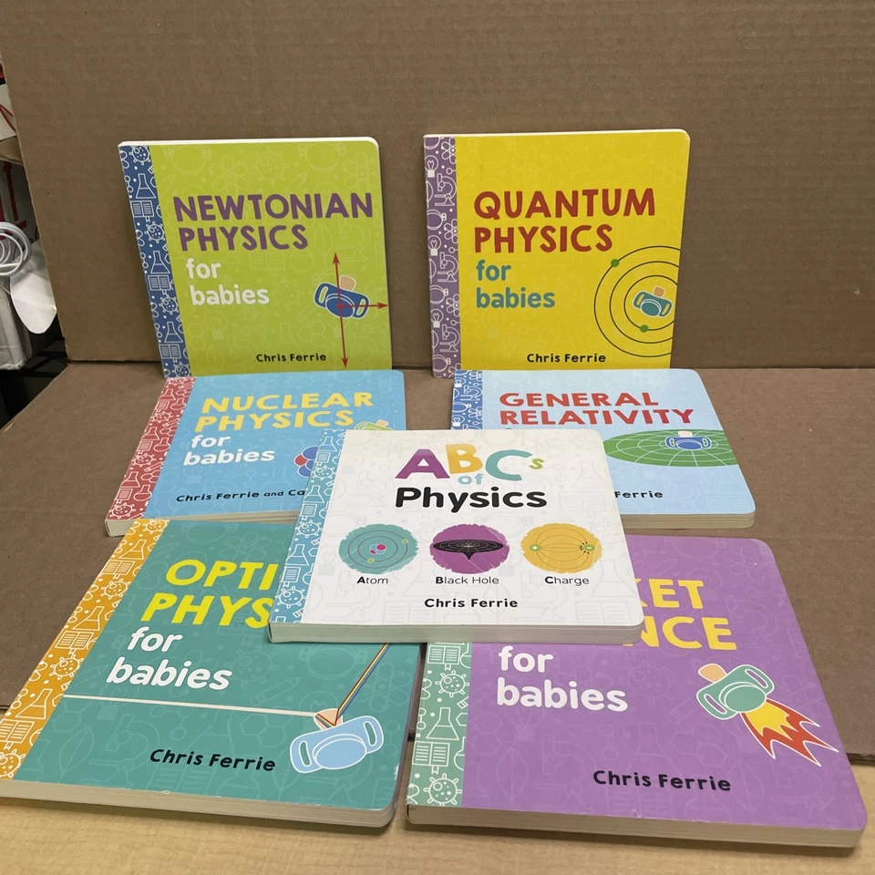 Lot of 7 Chris Ferrie board books For Babies Physics/Science/Relativity STEM - Image 4 of 4