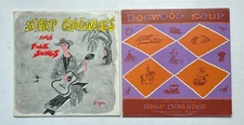 2 Folk Music Legend SHEP GINANDES Records SINGS FOLK SONGS & DOGWOOD SOUP