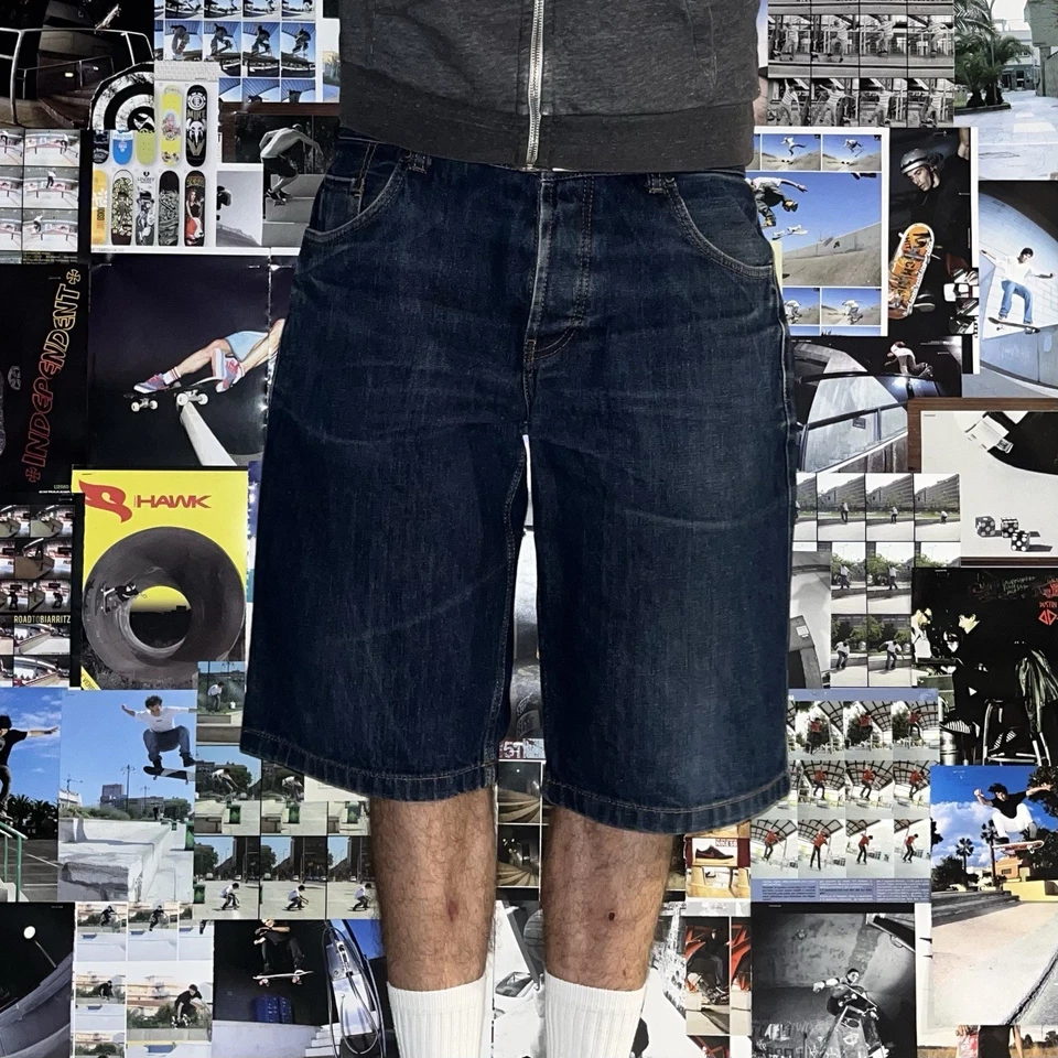 Jorts DICKIES W36 IT47 Uomo Baggy Loose Fit Skater Denim Vintage Y2k - Imagen 2 de 4